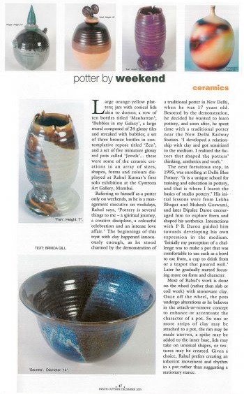 Ceramics by Rahul Kumar - 
